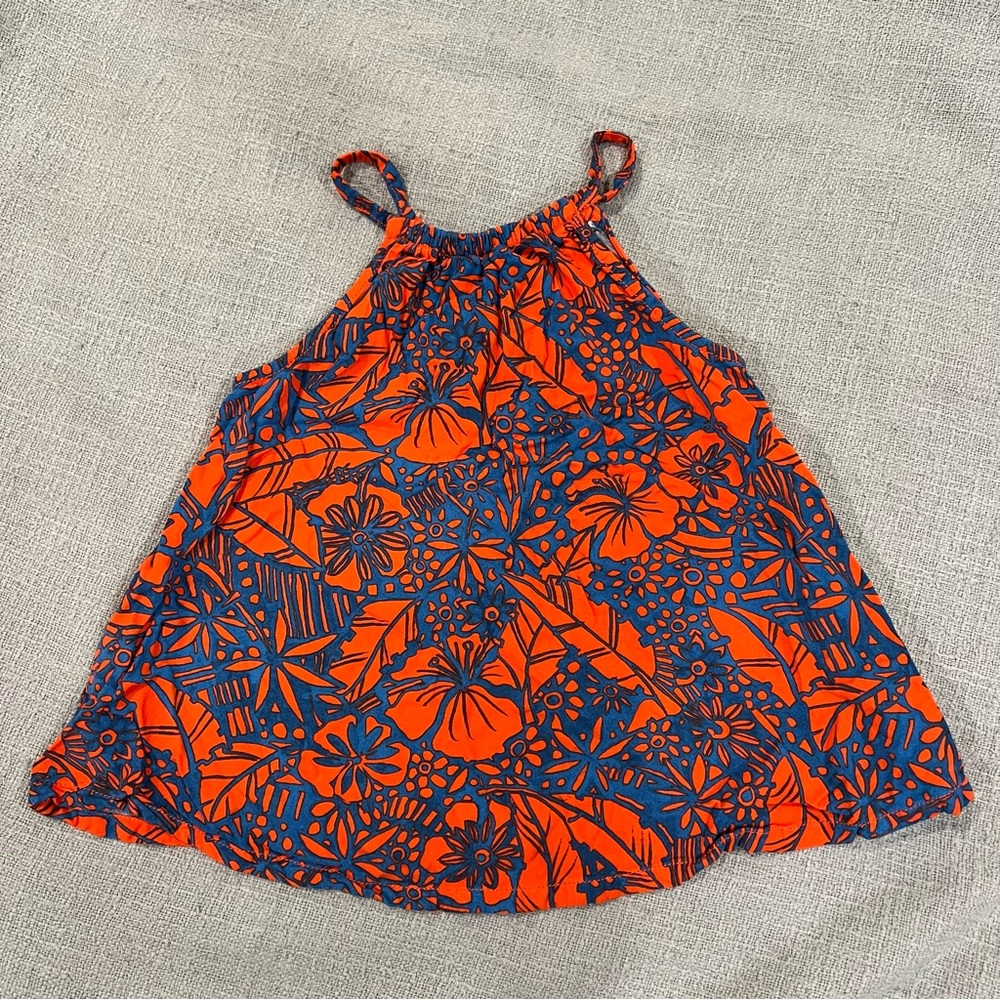 Treasure & Bond Girls Floral Hibiscus Tank Top